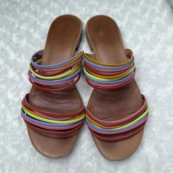 Madewell The Meg Leather Slide Sandals Size 9.5 - Picture 2 of 7
